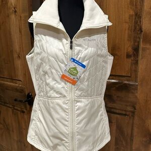 Columbia Women's Off-White Quilted Vest